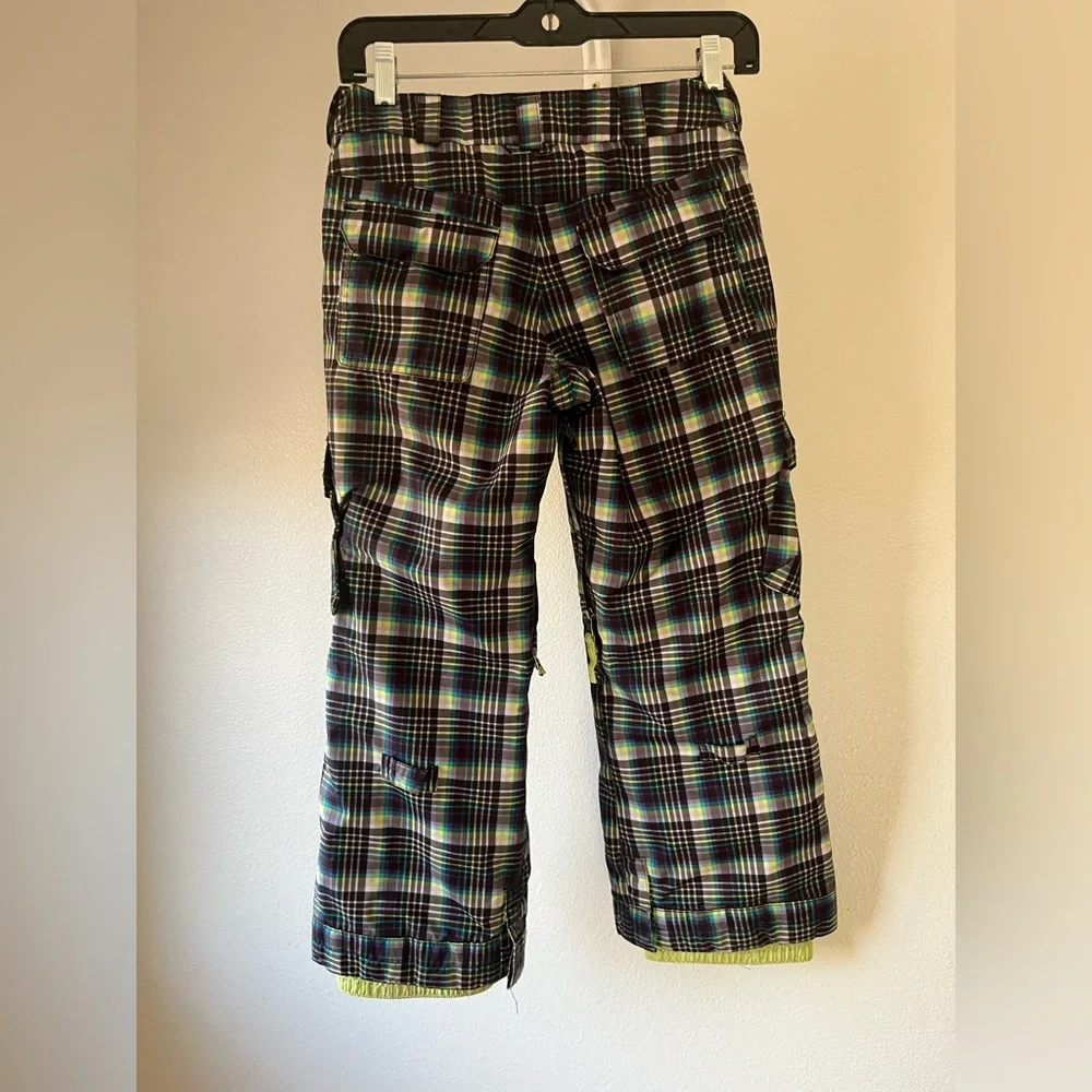 Burton girls Plaid Snow Pants - Picture 5 of 9